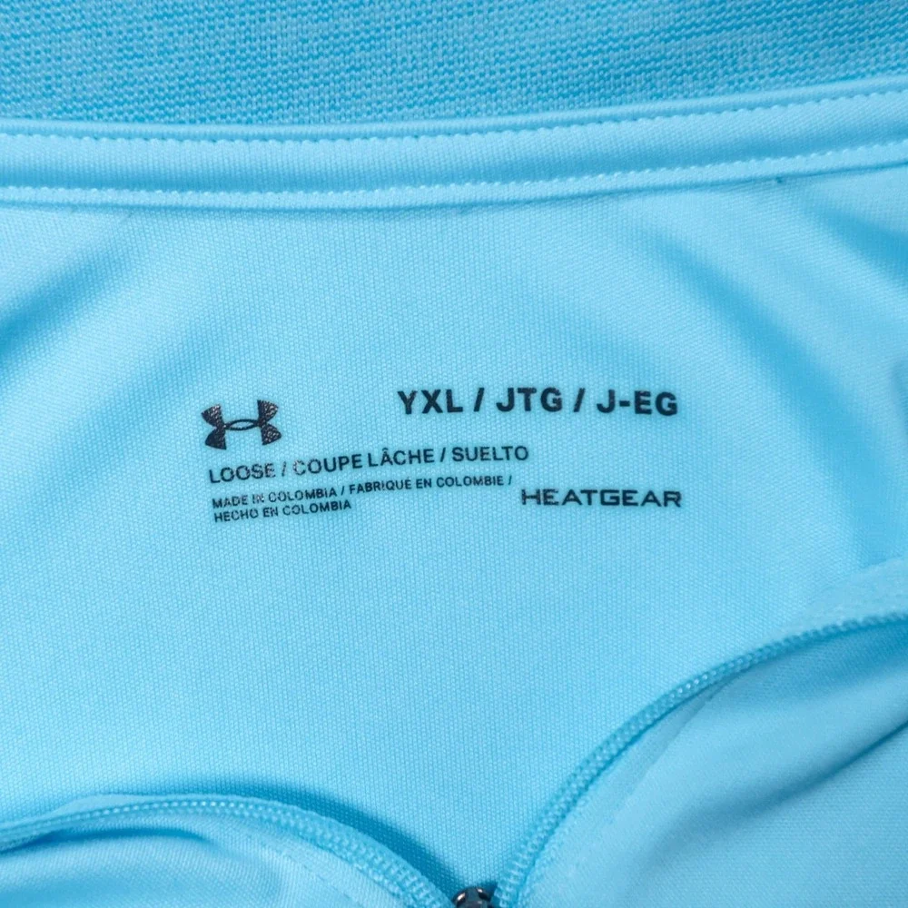 Under Armour 1/4‎ Zip Pullover Top Athletic Activewear Youth XL Loose Heatgear